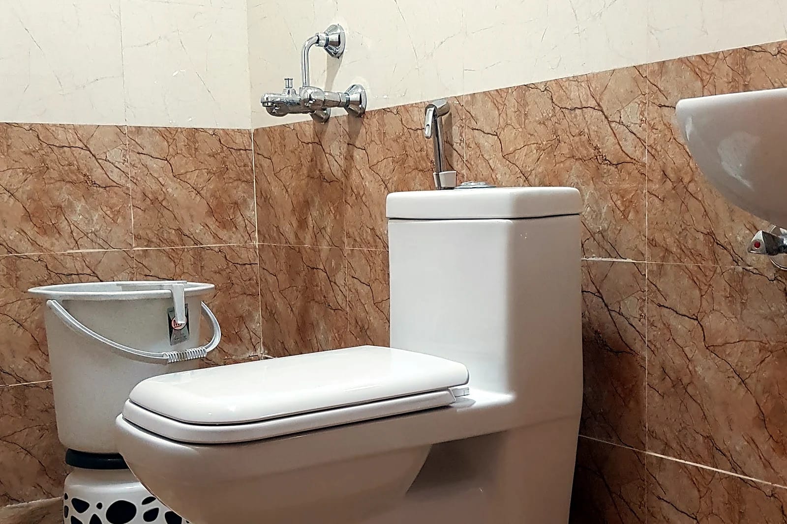 Nisarga Inn Grand — Attached bathroom