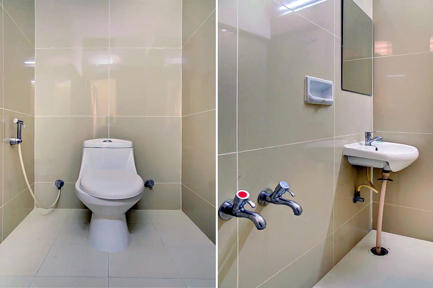 Nisarga Lodge — Attached bathroom (representative photo)